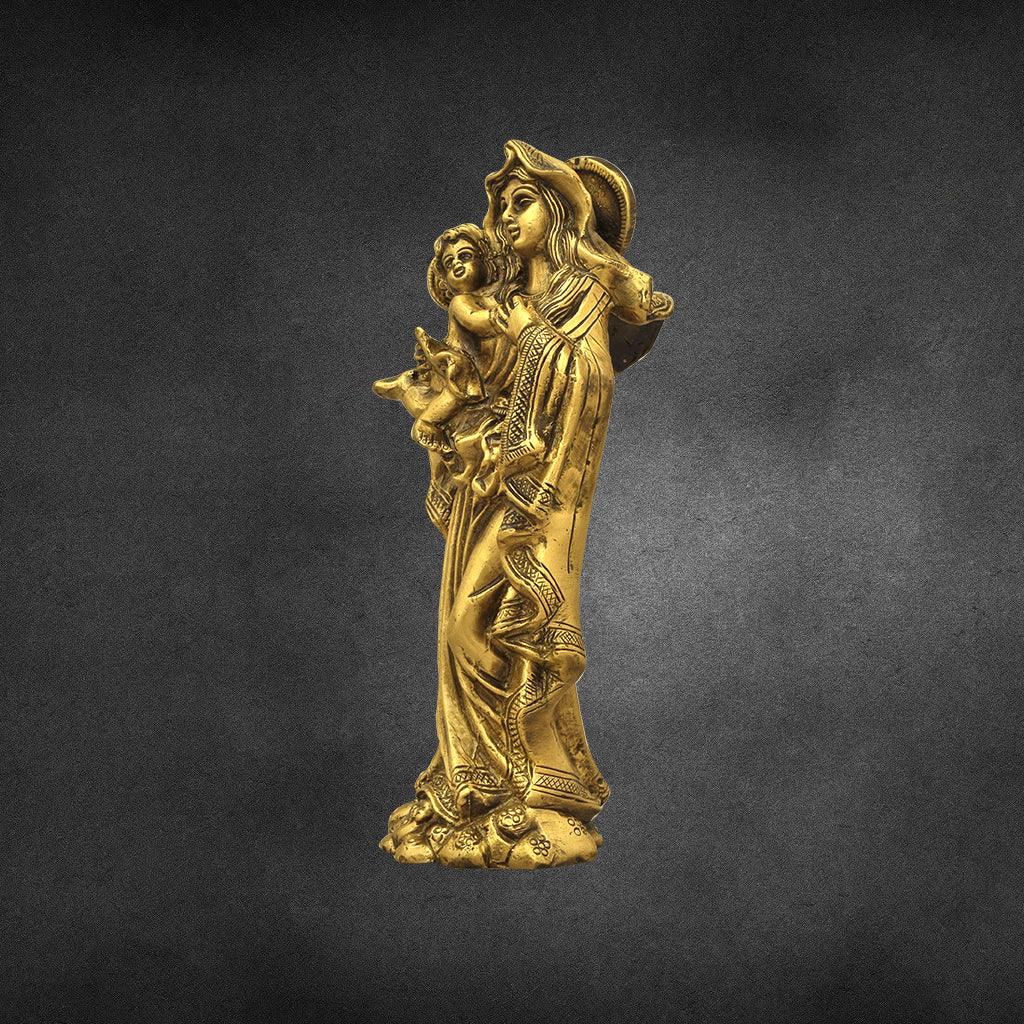 Mary With Baby Jesus 8" - mantra gold coatings 