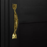 Heart Shape Door Handle 11.6" - mantra gold coatings 