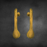 Veena Door Handle 8" - mantra gold coatings 