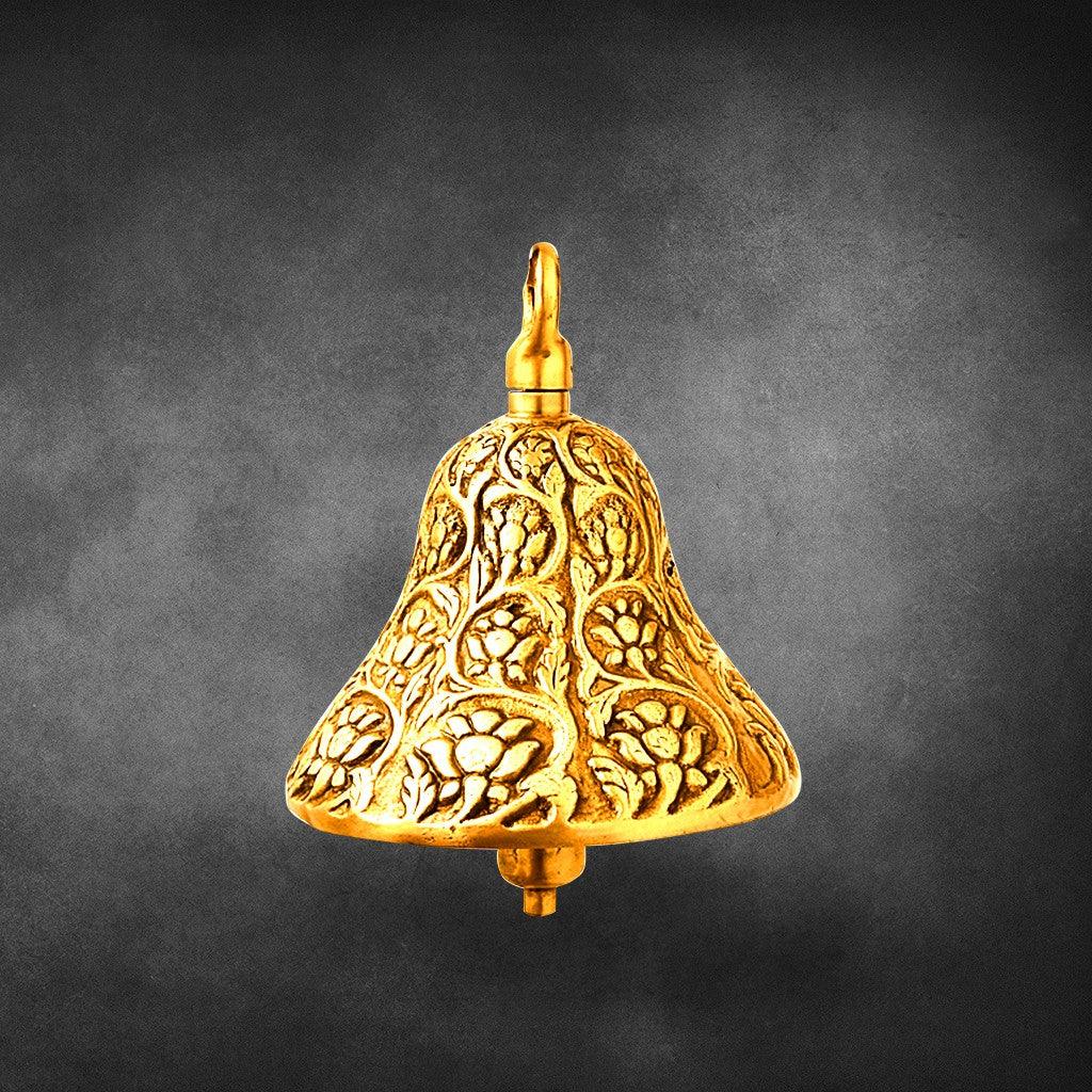 Design Bronze Bell 8" - mantra gold coatings 