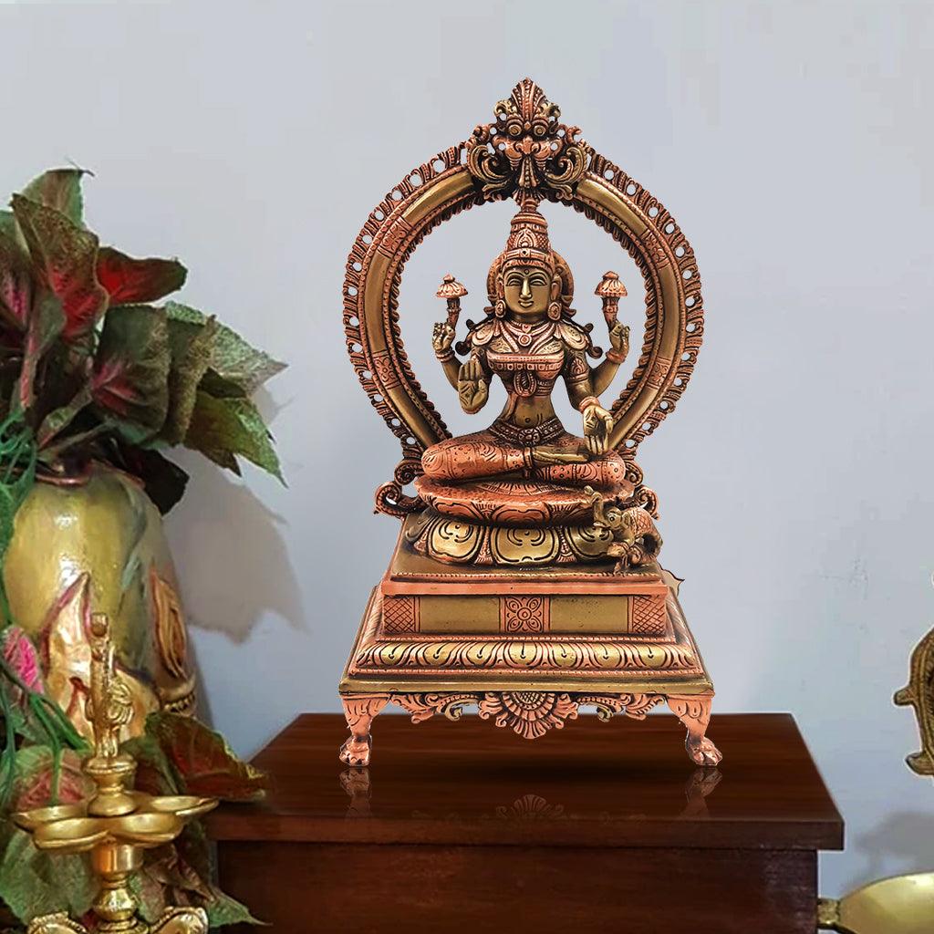 Lakshmi With Arch 13.6" - mantra gold coatings 