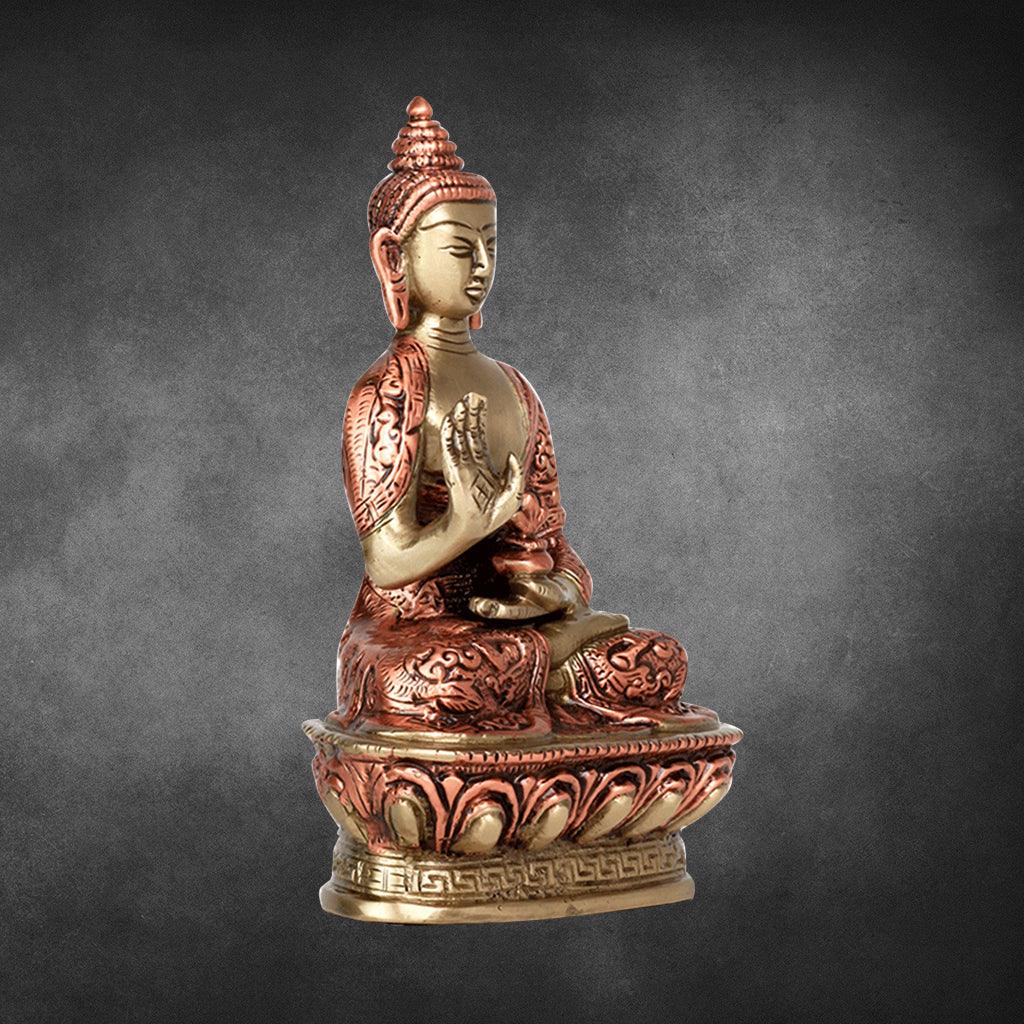 Buddha  7.2" - mantra gold coatings 
