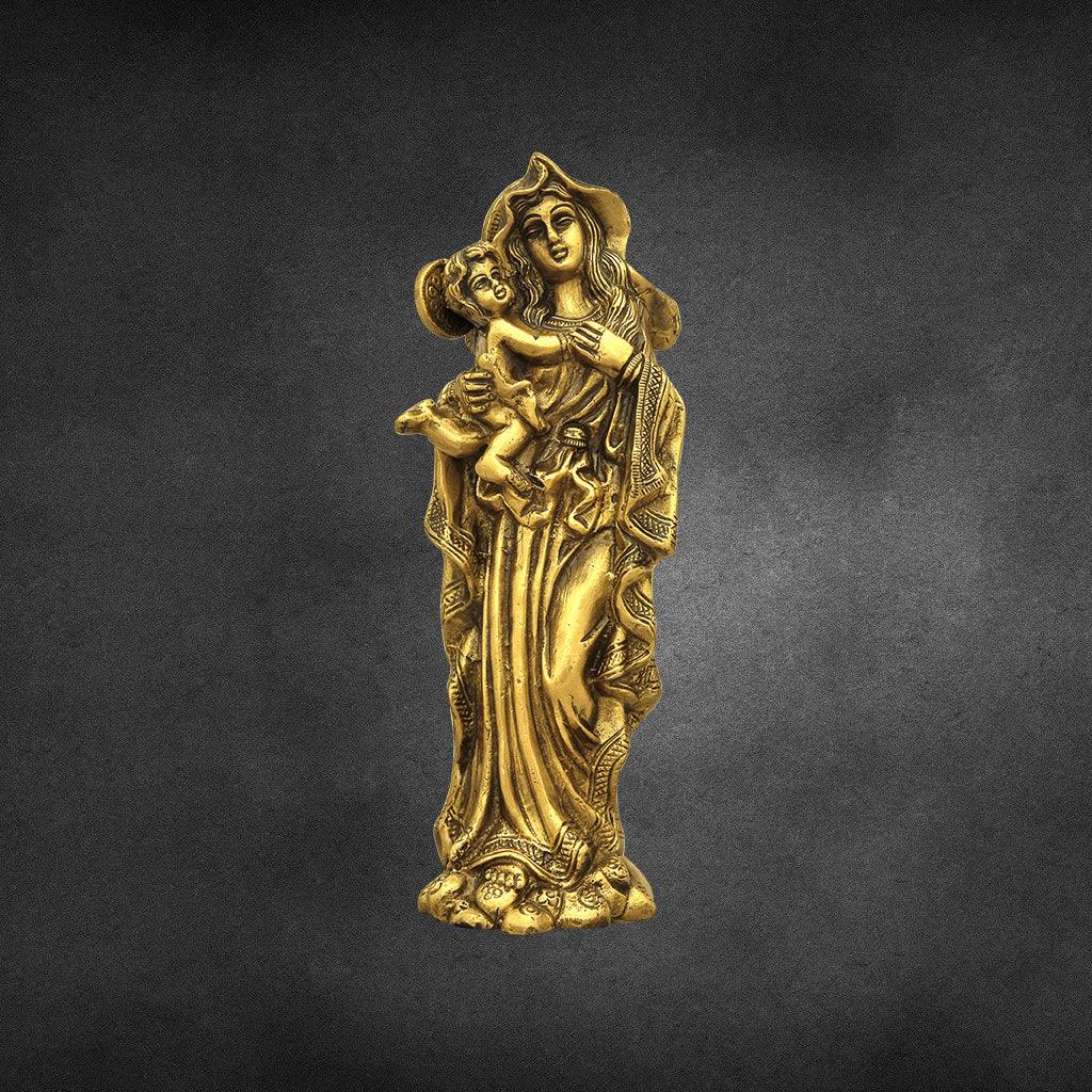 Mary With Baby Jesus 8" - mantra gold coatings 