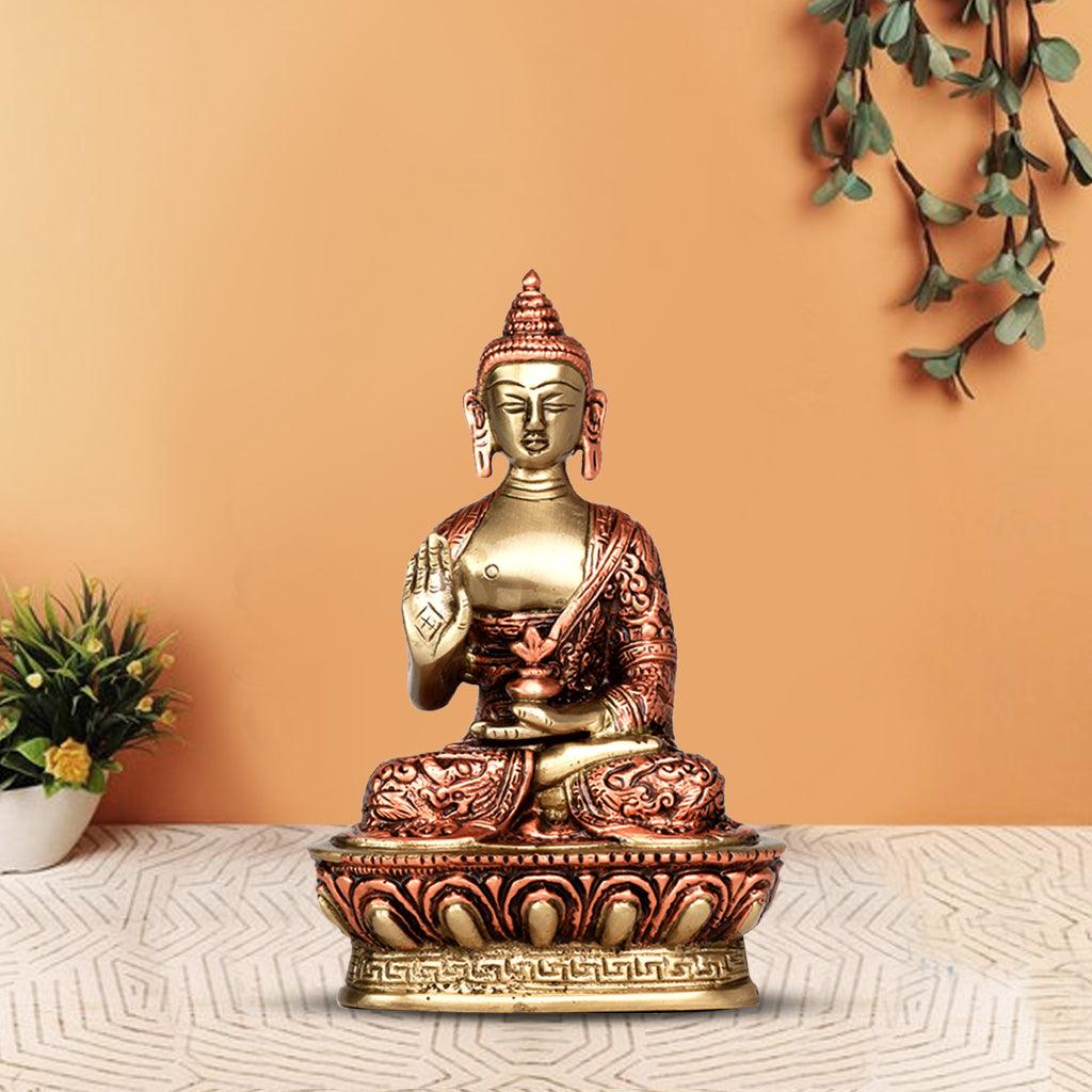 Buddha  7.2" - mantra gold coatings 